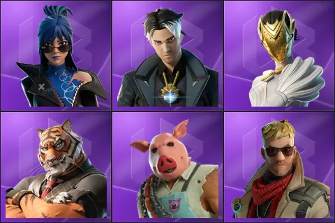 Hope, Montague, Nisha, Oscar, Pig the Butcher, Vengeance Jones