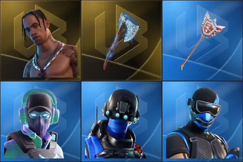 Travis Scott, Leviathan Axe, The Axe of Champions 2.0, Breakpoint, Carbon Commando, Fixer