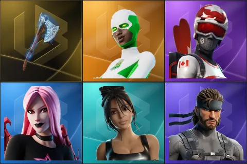 Leviathan Axe, Backlash, Mogul Master (CAN), Haze, Iconic Kim Kardashian, Solid Snake