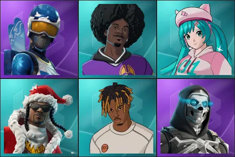 Mogul Master, LBC '93 Dogg, Neko Hatsune Miku, Santa Dogg, Slayer Juice WRLD, Skull Commander
