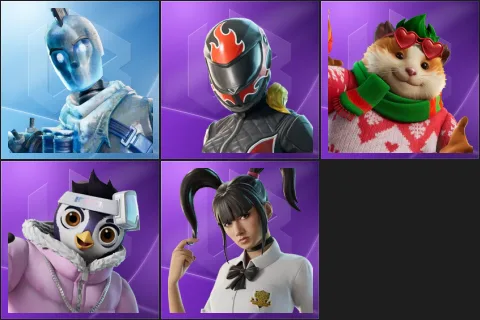 Glacial Dummy, Burnoff, Cheeks, Pingwin, Yuki Yubari