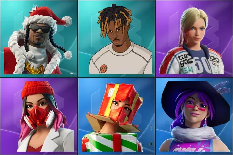 Santa Dogg, Slayer Juice WRLD, Dueling Dragons Jackie, Yulejacket, Holiday Boxy, Reverie
