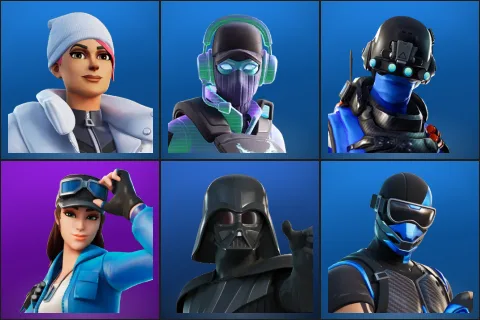 Blizzard Bomber, Breakpoint, Carbon Commando, Cloud Striker, Darth Vader, Fixer