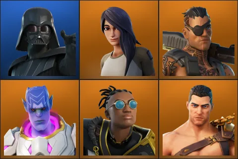Darth Vader, Gear Specialist Maya, Joey, Kymera, Malik, Menace