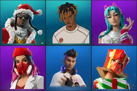 Santa Dogg, Slayer Juice WRLD, Katalina, Yulejacket, Chord Kahele, Holiday Boxy