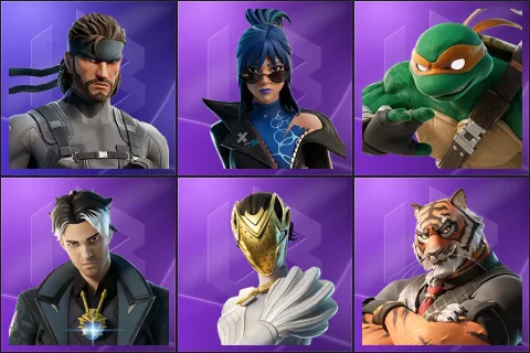 Solid Snake, Hope, Michelangelo, Montague, Nisha, Oscar