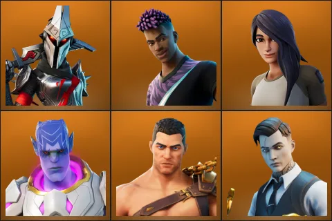Eternal Knight, Fade, Gear Specialist Maya, Kymera, Menace, Midas