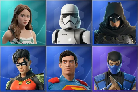Laufey, First Order Stormtrooper, Ninja Knight Batman, Robin, Superman, Sub-Zero (MK3)