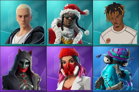 Slim Shady, Santa Dogg, Slayer Juice WRLD, Felina, Yulejacket, Champion Drake