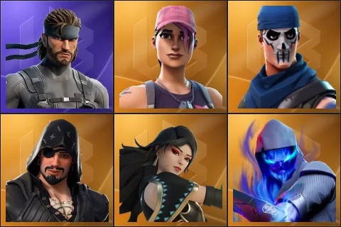 Solid Snake, Rose Team Leader, Warpaint, Blackheart, Era, Fusion