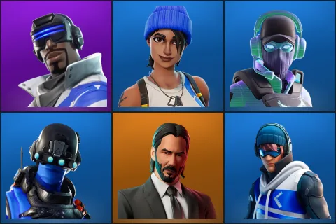 Blue Striker, Blue Team Leader, Breakpoint, Carbon Commando, John Wick, Point Patroller