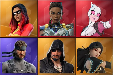 Joltara, Shuri, Gwenpool, Solid Snake, Blackheart, Era
