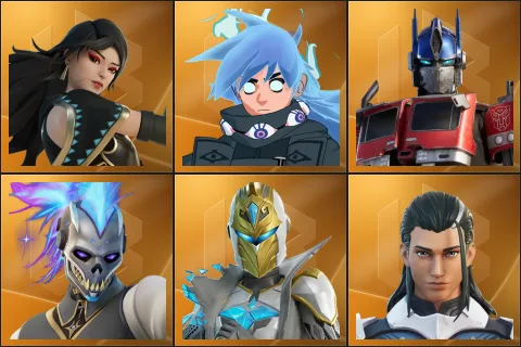 Era, Nezumi, Optimus Prime, Renzo the Destroyer, Spectra Knight, The Ageless