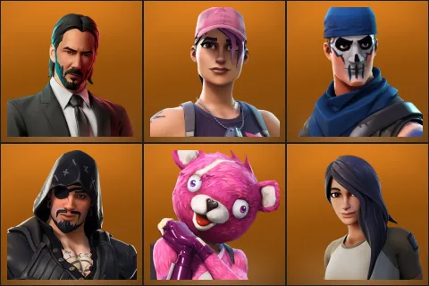 John Wick, Rose Team Leader, Warpaint, Blackheart, Cuddle Team Leader, Gear Specialist Maya