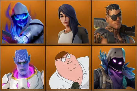 Fusion, Gear Specialist Maya, Joey, Kymera, Peter Griffin, Raven