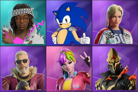 Tour Ready Lil Tecca, Sonic the Hedgehog, Dueling Dragons Jackie, Kingsley, Prisma, Ultima King