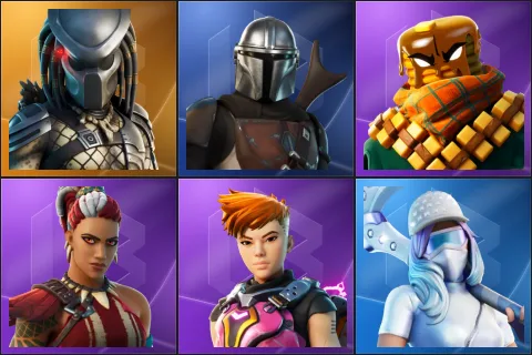 Predator, Mandalorian, Mancake, Mave, Reese, Diamond Diva