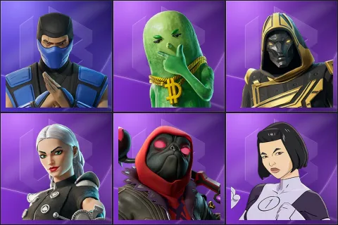Sub-Zero (MK3), Big Dill, Blitz Knight, Cassidy Quinn, Dark Doggo, Dupli-Kate