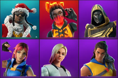 Santa Dogg, Tectonic Komplex, Blitz Knight, Explorer Emilie, Jackie, Trailblazer Tai