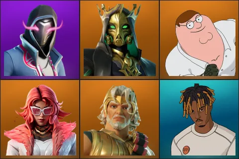 Xander, Hades, Peter Griffin, Valeria, Zeus, Slayer Juice WRLD