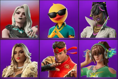 Carletta, Cluster, Danica, Dylan, FIRE Master Kai, Heatwave PJ