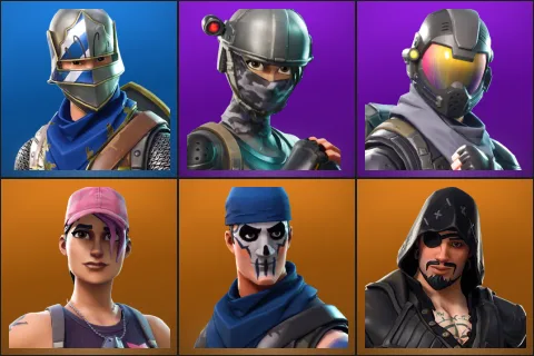 Blue Squire, Elite Agent, Rogue Agent, Rose Team Leader, Warpaint, Blackheart
