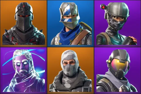 Black Knight, Blue Squire, Elite Agent, Galaxy, Havoc, Rogue Agent