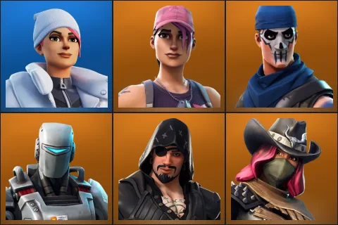 Blizzard Bomber, Rose Team Leader, Warpaint, A.I.M., Blackheart, Calamity