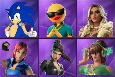 Sonic the Hedgehog, Cluster, Dylan, Explorer Emilie, Grace Crowne, Heatwave PJ