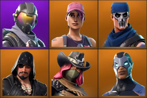 Rogue Agent, Rose Team Leader, Warpaint, Blackheart, Calamity, Carbide