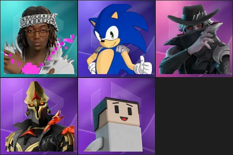 Tour Ready Lil Tecca, Sonic the Hedgehog, Osric the Uninvited, Ultima King, Wrixel