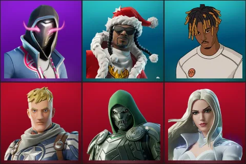 Xander, Santa Dogg, Slayer Juice WRLD, Captain Jones, Doom, Emma Frost