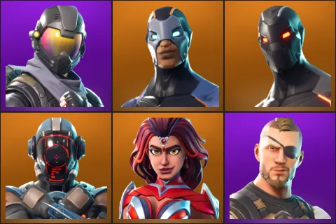 Rogue Agent, Carbide, Omega, The Visitor, Valor, Battlehawk