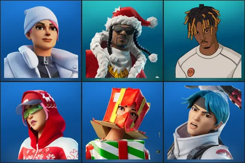 Blizzard Bomber, Santa Dogg, Slayer Juice WRLD, Arctic Adeline, Holiday Boxy, Jun-Hwan
