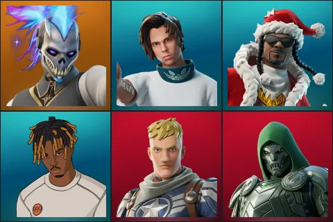 Renzo the Destroyer, Rubius, Santa Dogg, Slayer Juice WRLD, Captain Jones, Doom