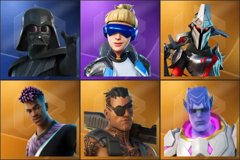Darth Vader, Neo Versa, Eternal Knight, Fade, Joey, Kymera