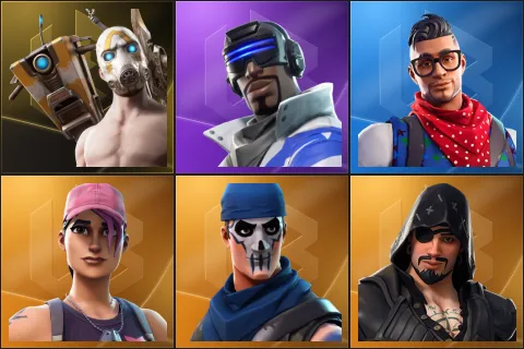 Psycho Bandit, Blue Striker, Prodigy, Rose Team Leader, Warpaint, Blackheart