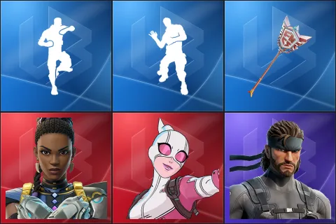 Scenario, Laugh It Up, The Axe of Champions 2.0, Shuri, Gwenpool, Solid Snake