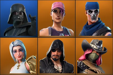 Darth Vader, Rose Team Leader, Warpaint, Ark, Blackheart, Calamity