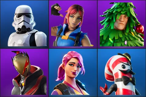 Imperial Stormtrooper, Explorer Emilie, Lt. Evergreen, Red Strike, Journey vs Hazard, Mr. Dappermint