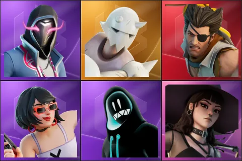 Xander, Snap, Wolverine Zero, Evie, Grimey, Phaedra