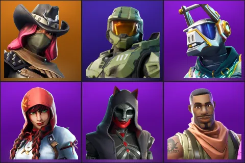 Calamity, Master Chief, DJ Yonder, Fable, Felina, Giddy-up