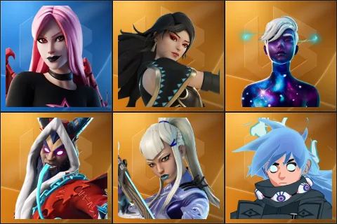 Haze, Era, Galaxy Scout, Krampus, Mizuki, Nezumi