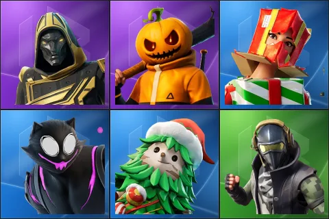 Blitz Knight, Punk, Holiday Boxy, Phantom Meowscles, Winterfest Bushranger, Grit