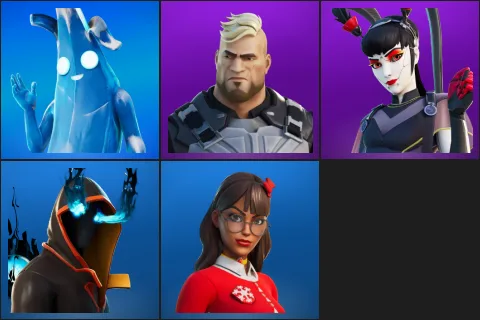 Polar Peely, Gunnar, Tsuki 2.0, Absenz, Krisabelle