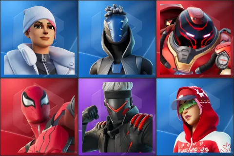 Blizzard Bomber, Sultura, Iron Man Zero, Spider-Man Zero, Shinji, Arctic Adeline