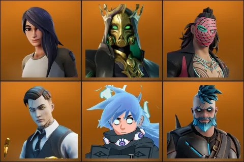 Gear Specialist Maya, Hades, Kado Thorne, Midas, Nezumi, Omegarok