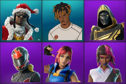 Santa Dogg, Slayer Juice WRLD, Blitz Knight, Burnoff, Explorer Emilie, Iridia Vayne