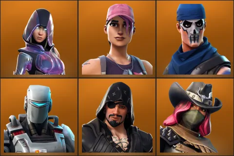 Glow, Rose Team Leader, Warpaint, A.I.M., Blackheart, Calamity