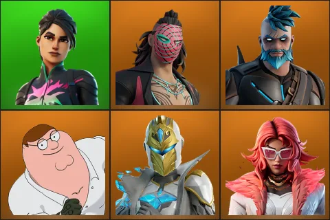 Trinity Trooper, Kado Thorne, Omegarok, Peter Griffin, Spectra Knight, Valeria